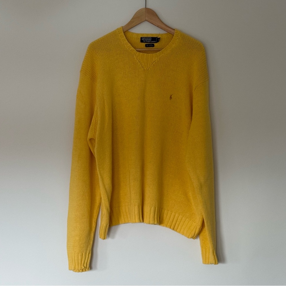 Polo Ralph Lauren | Linen/cotton crewneck sweater | XXL